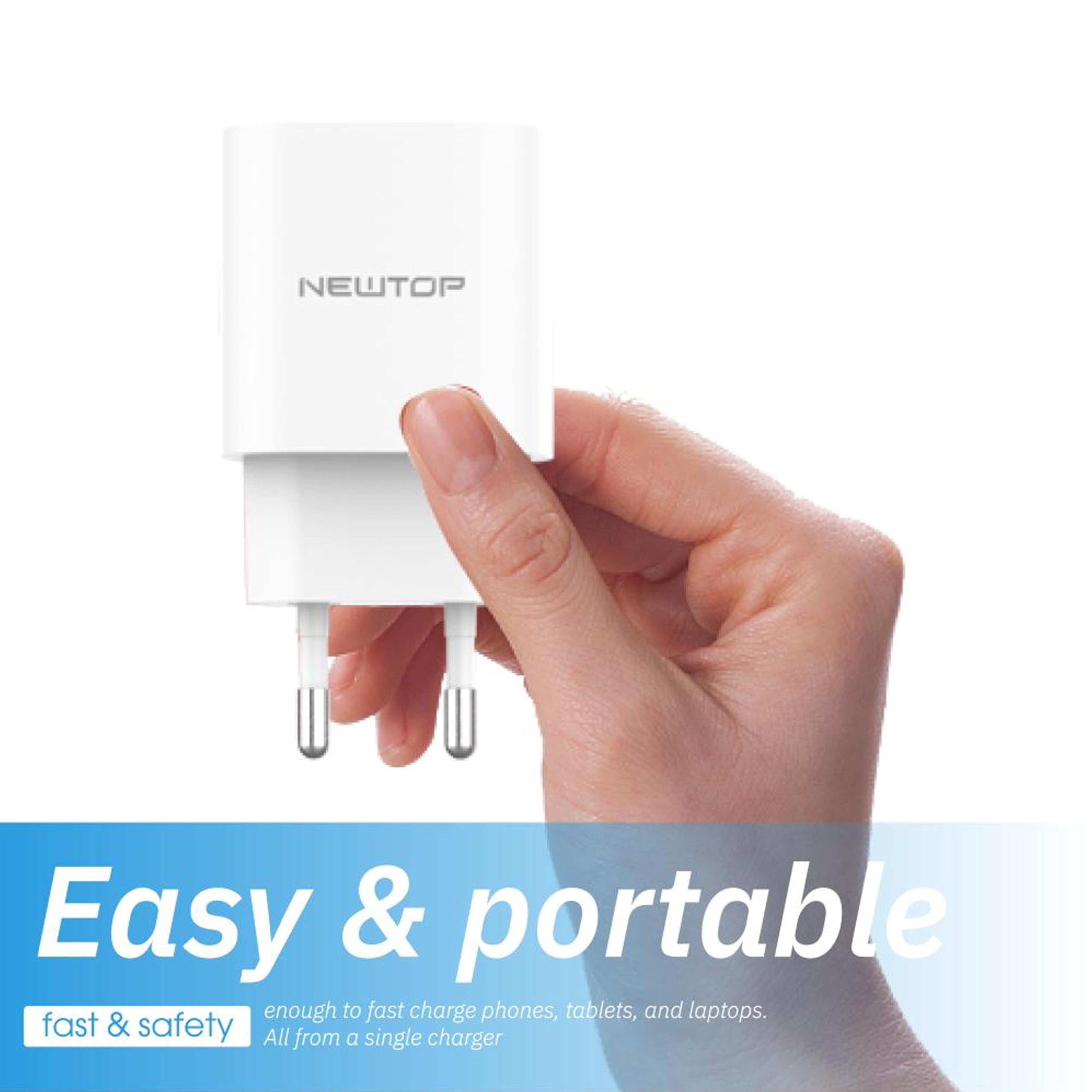 NEWTOP Kit Multifunzione CU24 - Adattatori E Cavo USB-C 60W Con Apri SIM Portatile - 5