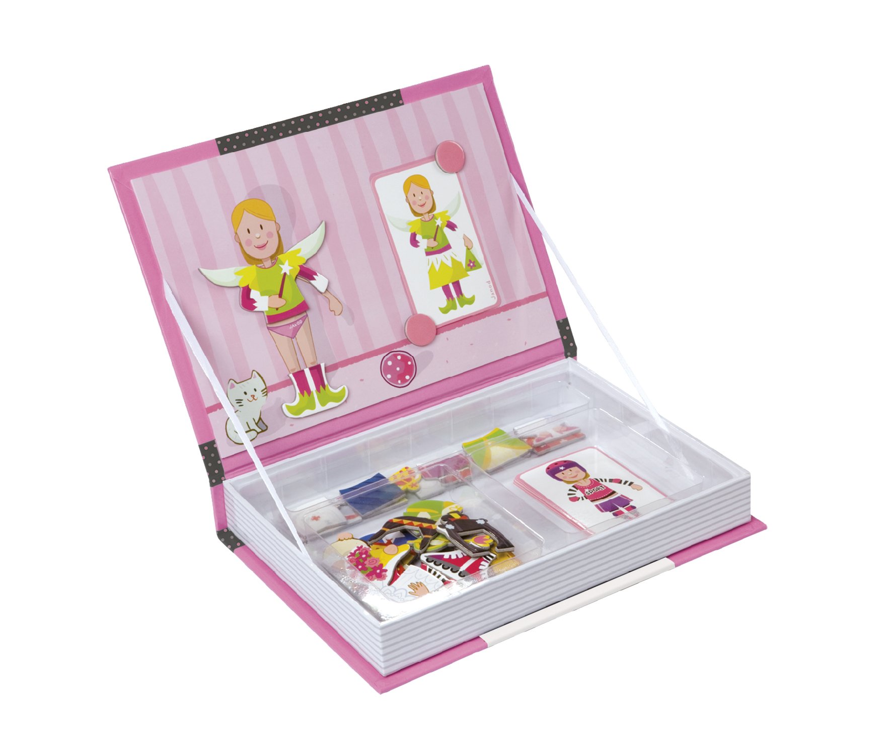 Janod J05546 - Magnetibook Outfits Mädchen