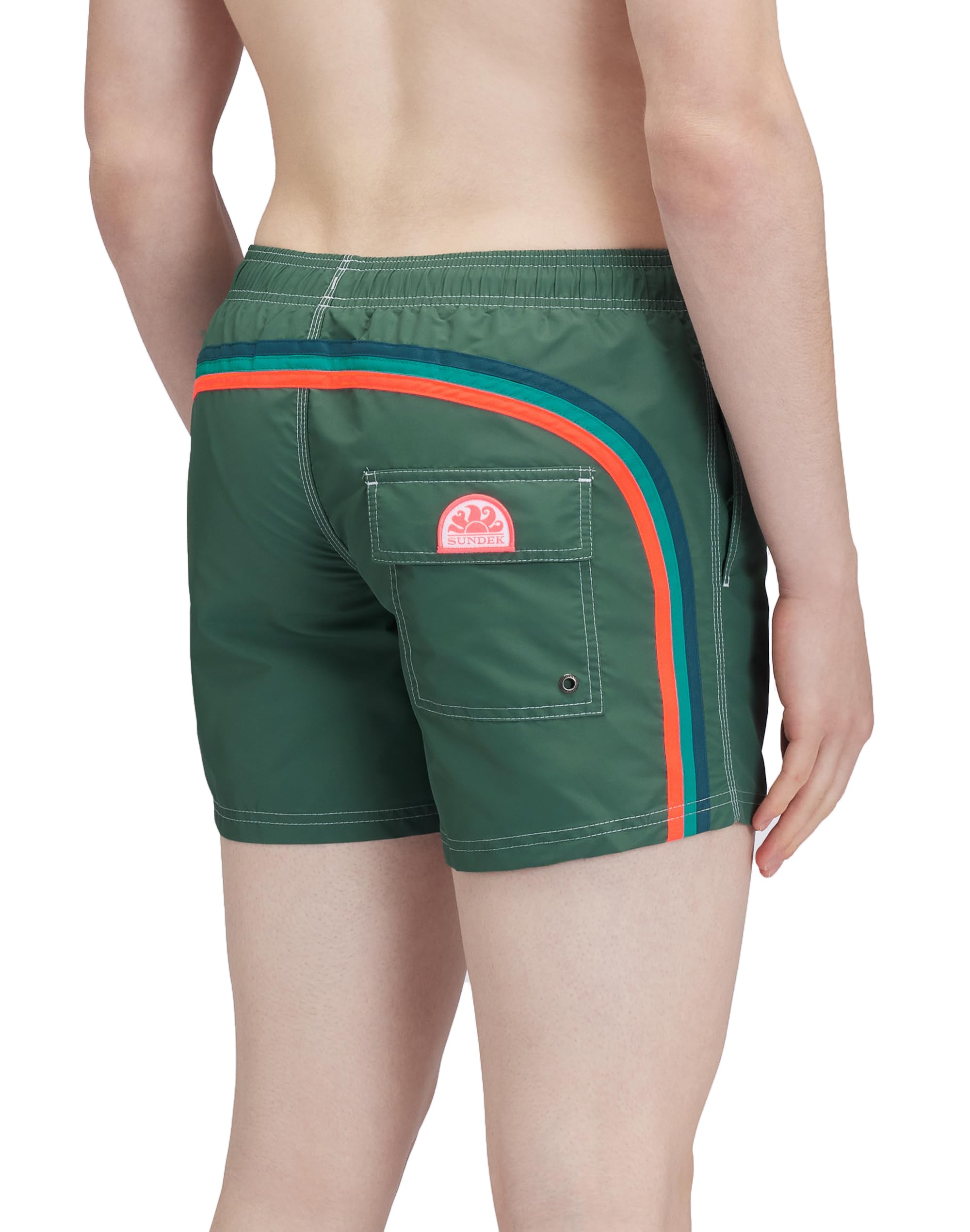 SUNDEK Elastic Waist 14" Swimshort Men