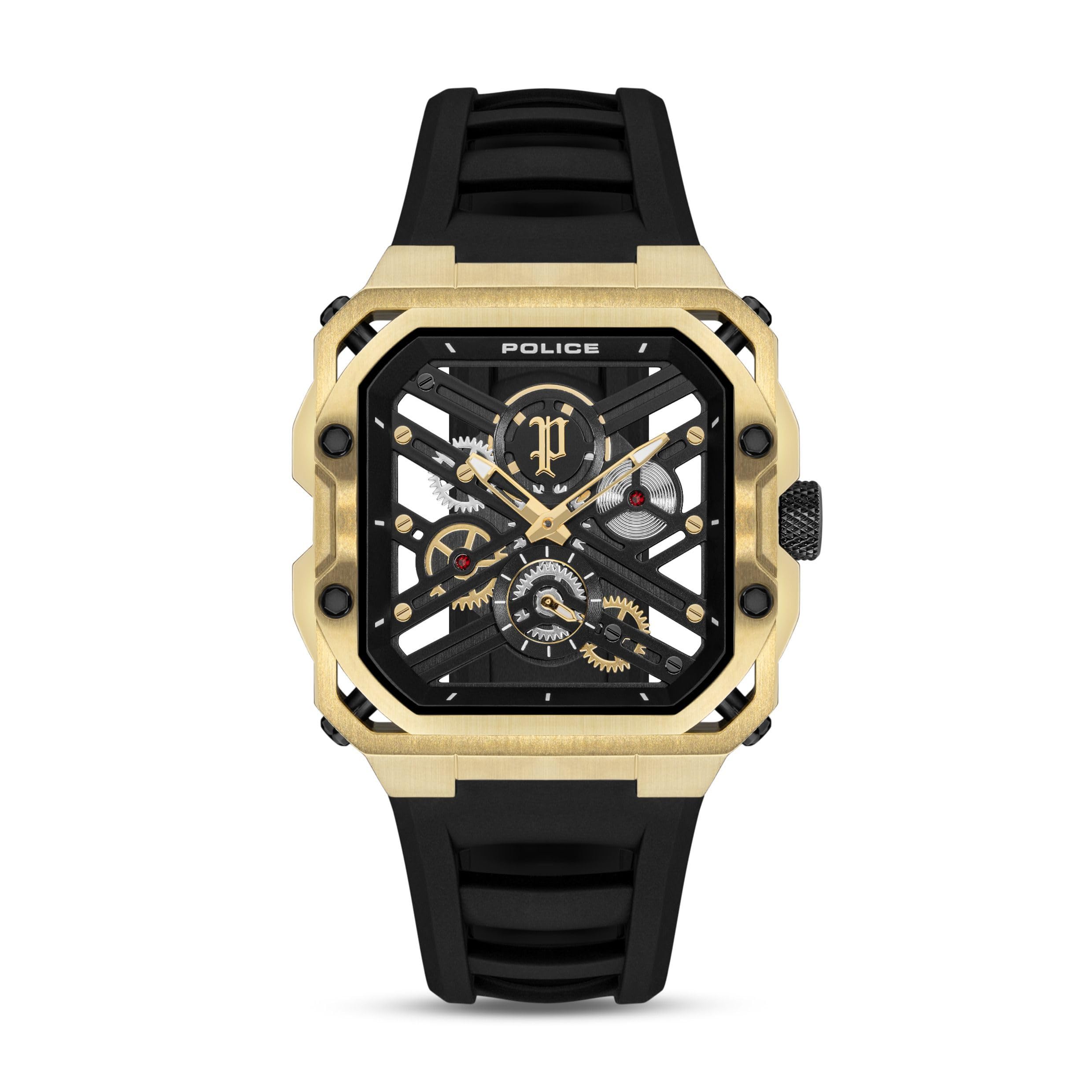Police - Montre Disruptor I - Quartz Mouvement de Montre - Largeur du boîtier: 45 mm - Acier Inoxydable - 5 ATM