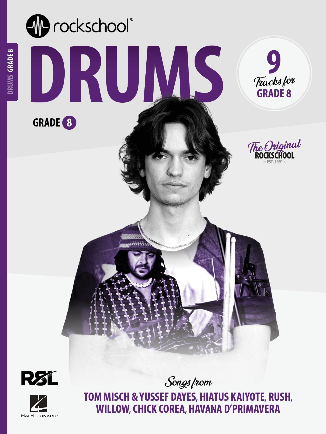 Rockschool Drums Grade 8 2024 PAPERBACK 9781789365047