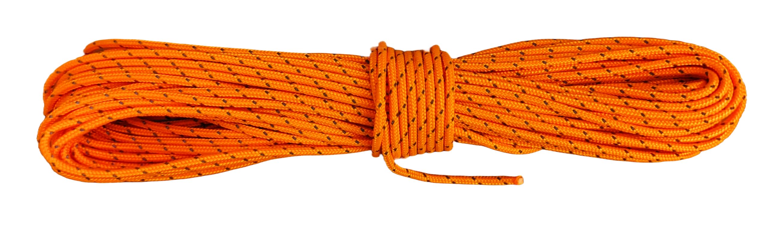 Ultra Light Dyneema Reflective Orange Rope 2mm Diameter | 200kg Breaking Strain | Tent Guy Guide Rope | Suitable for Sailing, Dinghy, Yachting, Cruising, Racing (M, 20, meter)