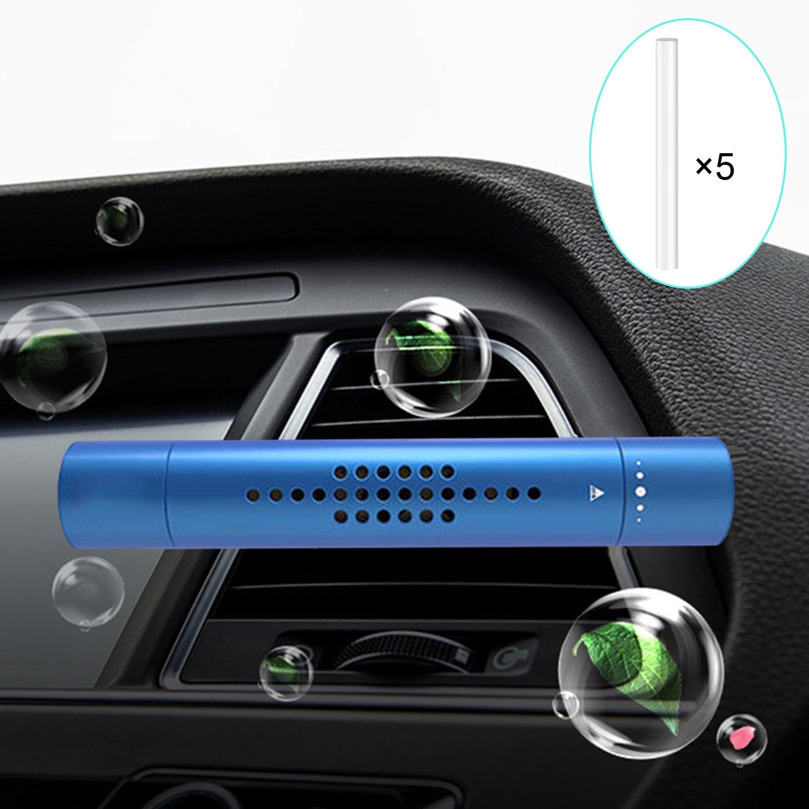 Clip Difusor de para Coche de Aluminio Sólido con Regulador Giratorio para Salida de Aire Decoración Interior Accesorio de, 6 Piezas