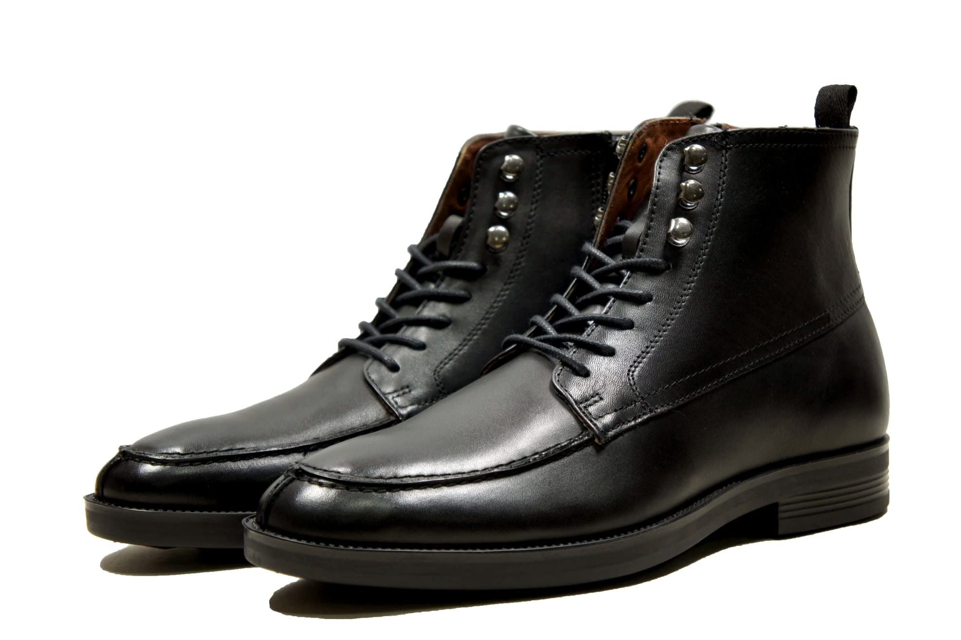 HX London Leather Men Apron Laceup Ankle Boot (Dressden-3917A-11-Black) (B0BTLNVYNF) Amazon Price History, Amazon Price Tracker