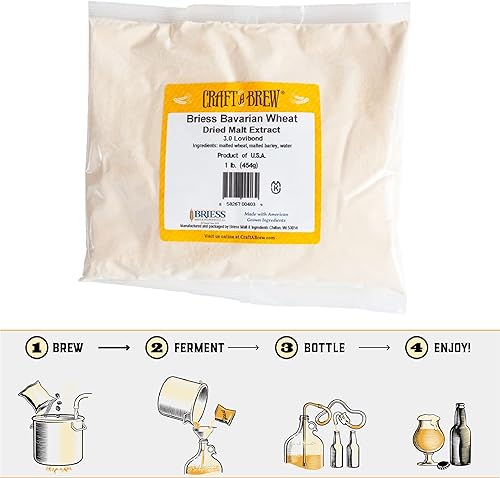 Miniatura 10 de Extracto de malta seca para kit de preparación - Pilsen de 1.25 libras - Extracto base multiusos - Para cualquier estilo de cerveza - Fermentación