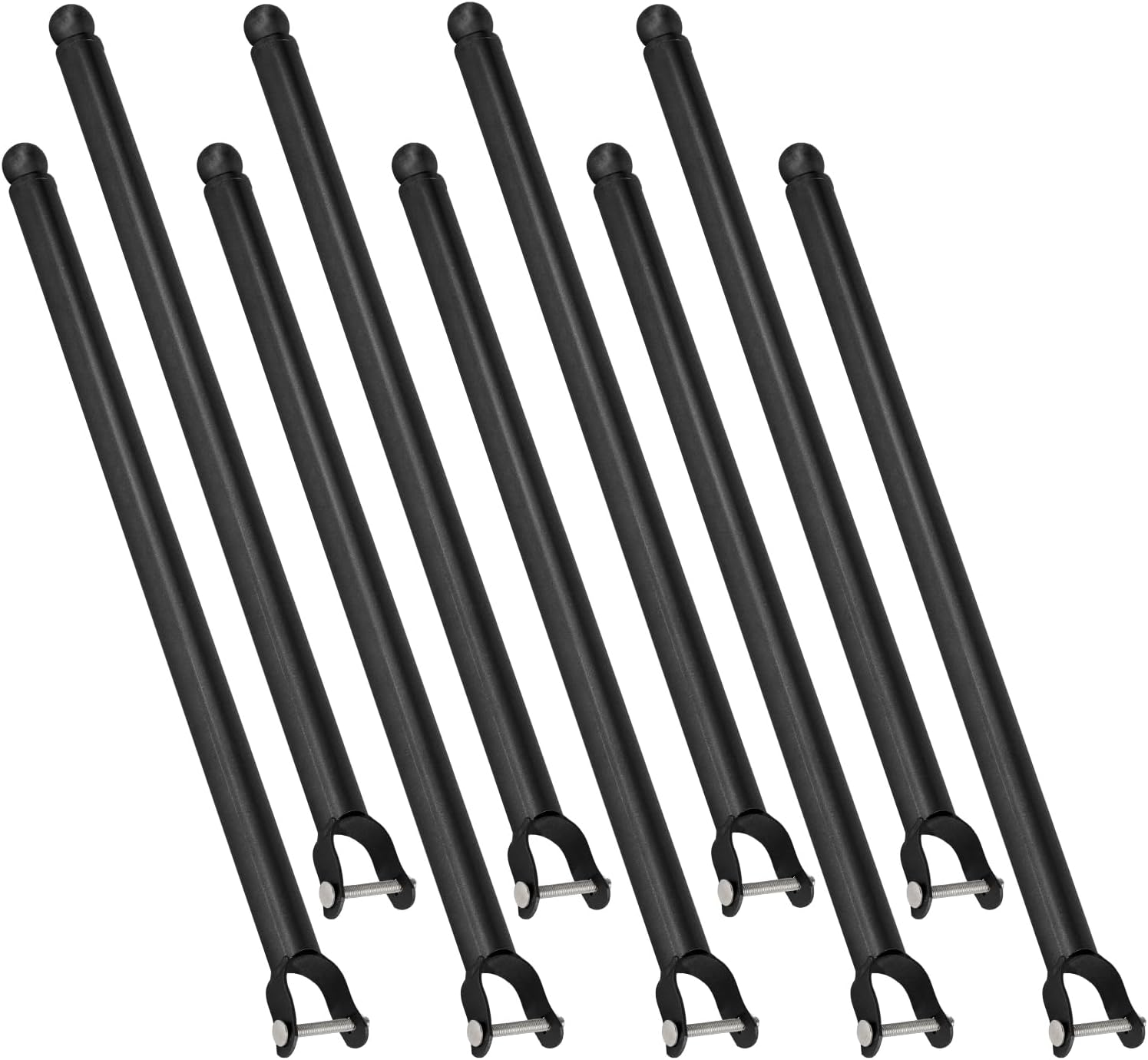 HiNa 9 Pack Chain Link Fence Post Extender, 25.2" Fence