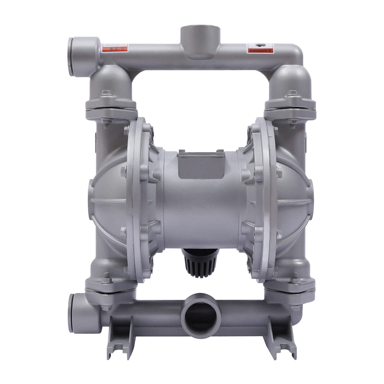 SHZICMY Bomba Neumática de Doble Diafragma 1/2″ Entrada 4″ Salida, Acero Inoxidable, Autocebante para Químicos – Bomba de Aire Accionada