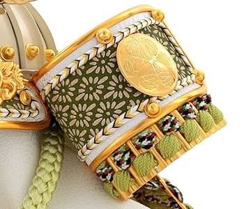 七五三五歳‼️人気大谷選手柄兜金彩刺繍煌びやか際立つ上質安心セット 五月人形】10号 純金箔押 赤糸威 兜収納飾り〈一徳作〉[245-042