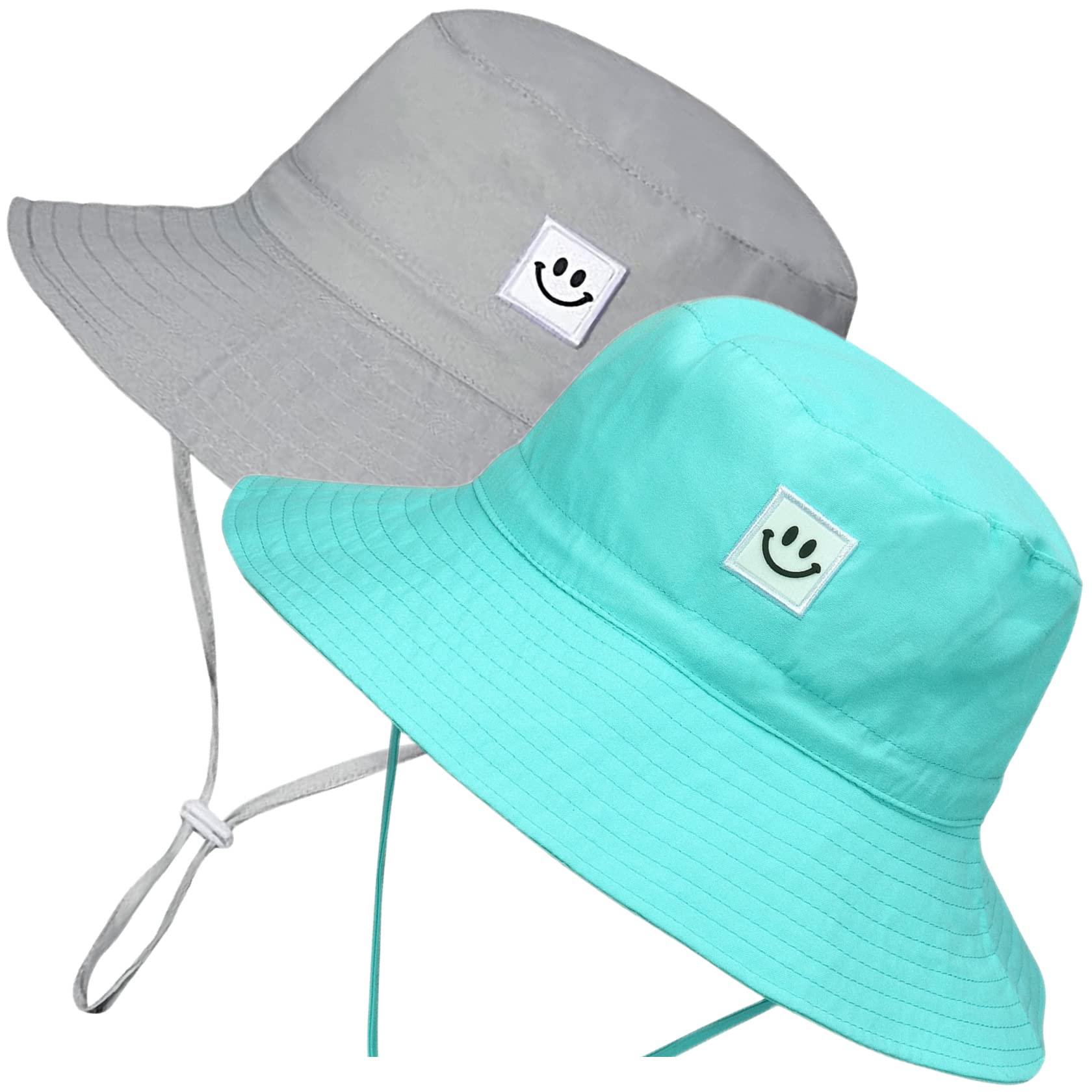 55cube Baby &amp; Toddler Sun Hat UPF 50+ Bucket Hat with Chin Strap