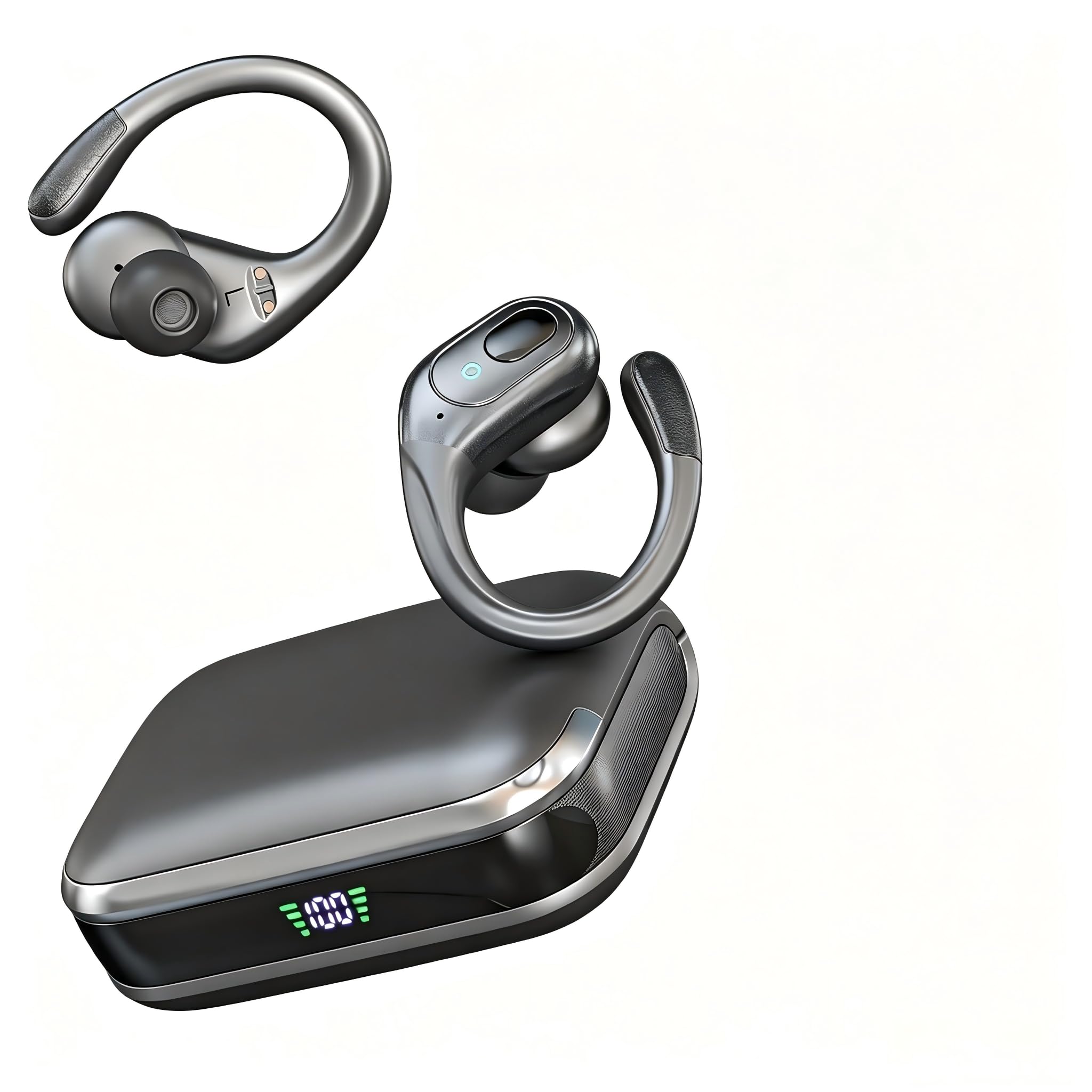 sajawass Écouteurs sans fil, écouteurs Bluetooth de sport