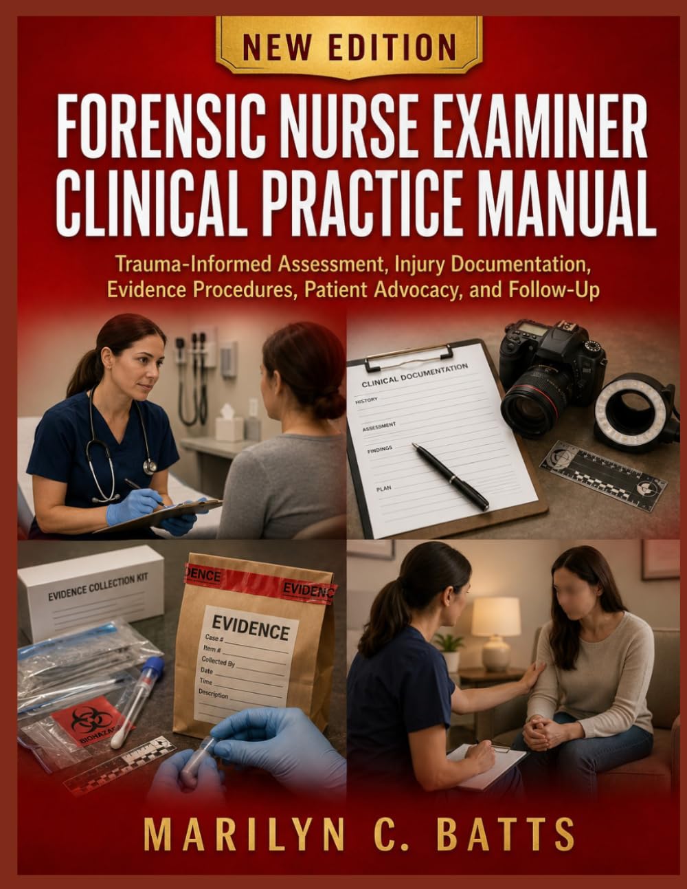 Forensic Nurse Examiner Clinical Practice Manual: Trauma-Informed Assessment, Injury Documentation, Evidence Procedures, Patient Advocacy, and Follow-Up
