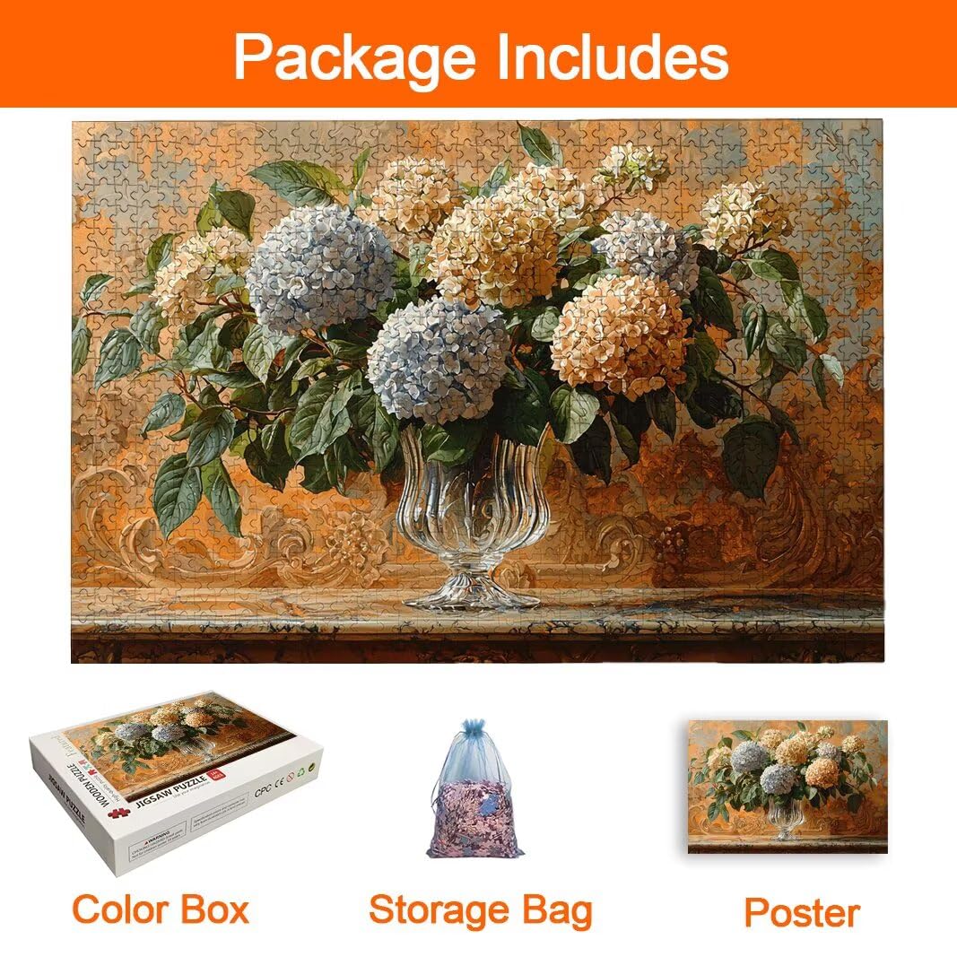 Puzzle 2000 Pezzi, Puzzle Fiore, Misura: 100x71cm, Regalo Donna/Uomo -8763