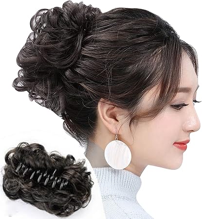 Amazon Co Jp Allega お団子 ウィッグ 大きめ 部分ウィッグ クリップ 和装 結婚式 七五三 成人式 結納 チャイナ 日常 こっかっしょく ビューティー