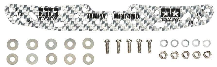 (未使用･未開封品)　タミヤ ミニ四駆特別企画商品 HG カーボンマルチワイドステー 1.5mm/シルバー 95305 qdkdu57 Amazon | タミヤ ミニ四駆特別企画商品 HG カーボンマルチワイド