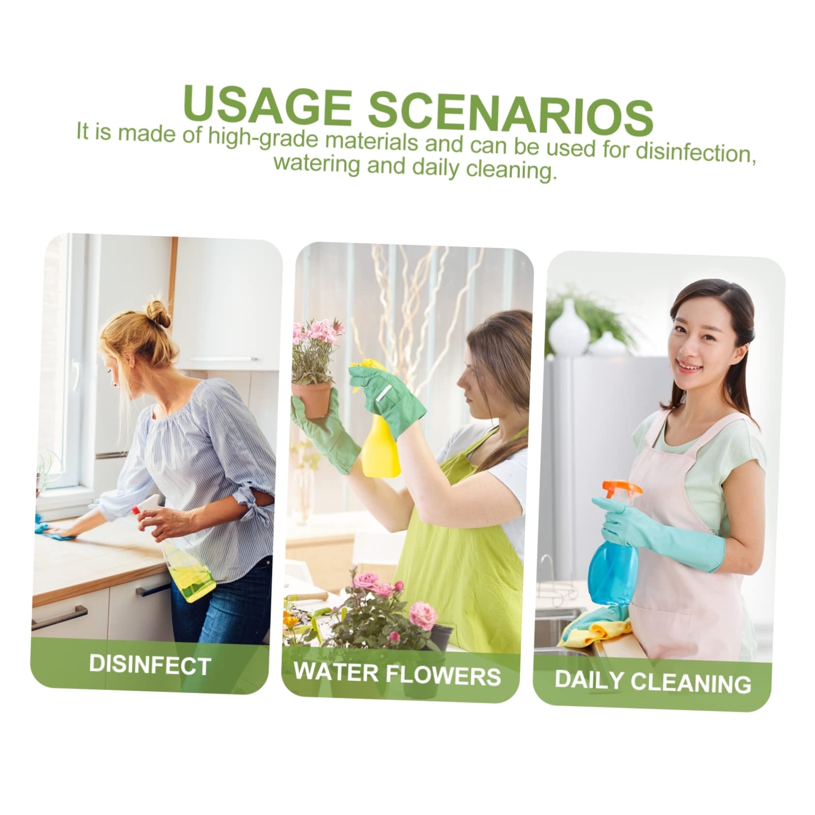 ABOOFAN 3pièces Bouteille Pulvérisateur Forme De Cactus Pour Arrosage Et Jardinage Outil Pratique De Jardinage Pour Plantes Intérieur Et Extérieur