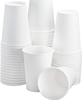 Restaurant Grade 12 Oz White Paper Coffee Cups 200 Pack By Avant Grub. BPA Free Disposable Cups For Hot and Cold Drinks. Serve Teas, Sodas, Ciders and More At Kiosks, Shops, and Concession Stands