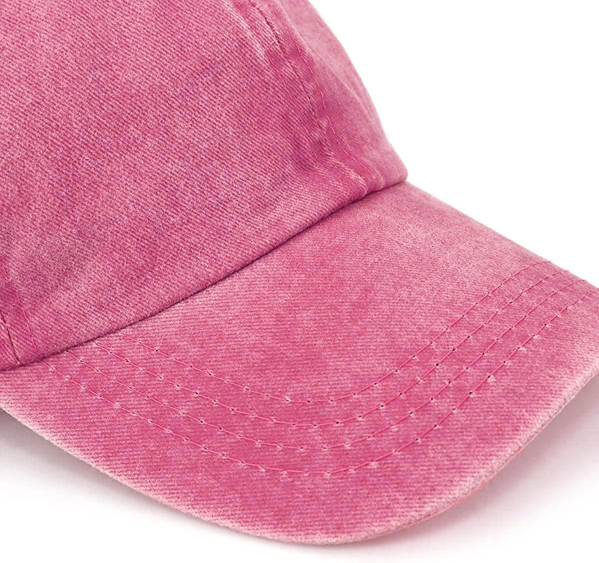 Glamorstar Classic Unisex Baseball Cap Adjustable Washed Dyed Cotton Ball Hat - Image 5