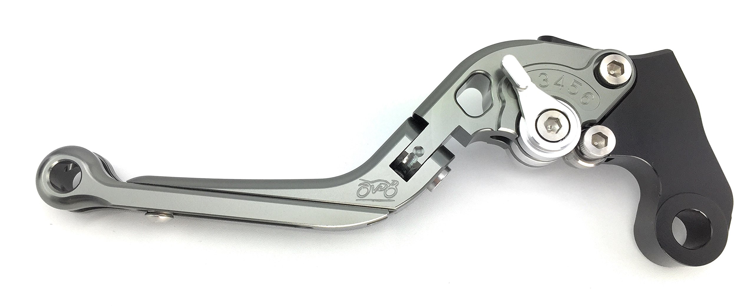 avdb-moto Coppia di leve regolabili e pieghevoli CNC Compatibile con Kawasaki Ninja 400R 400, er4 N, er4 F 2011 12 13 2014