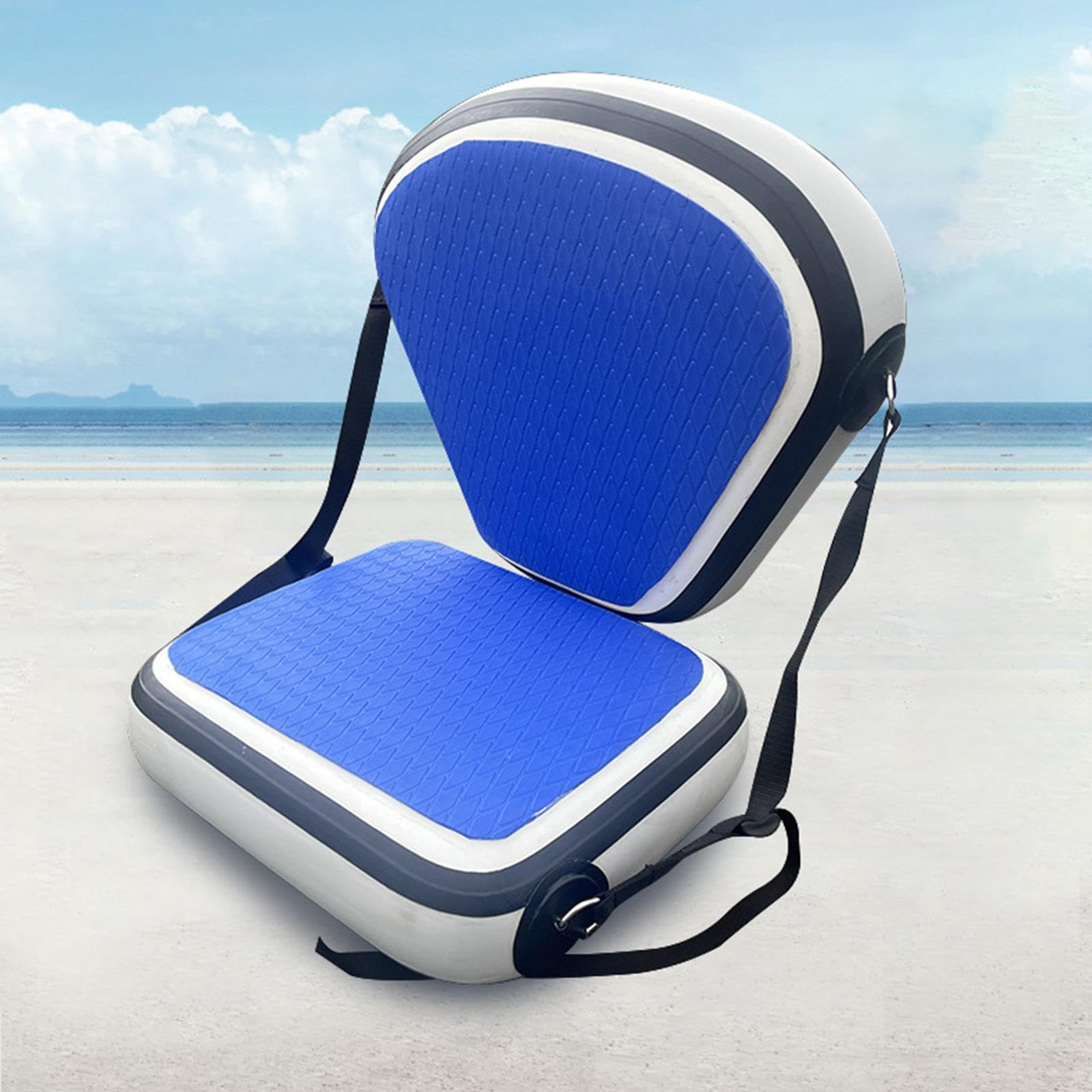 MERIGLARE Siège de Kayak Gonflable, Polyvalent et Facile à Installer, avec Dossier.