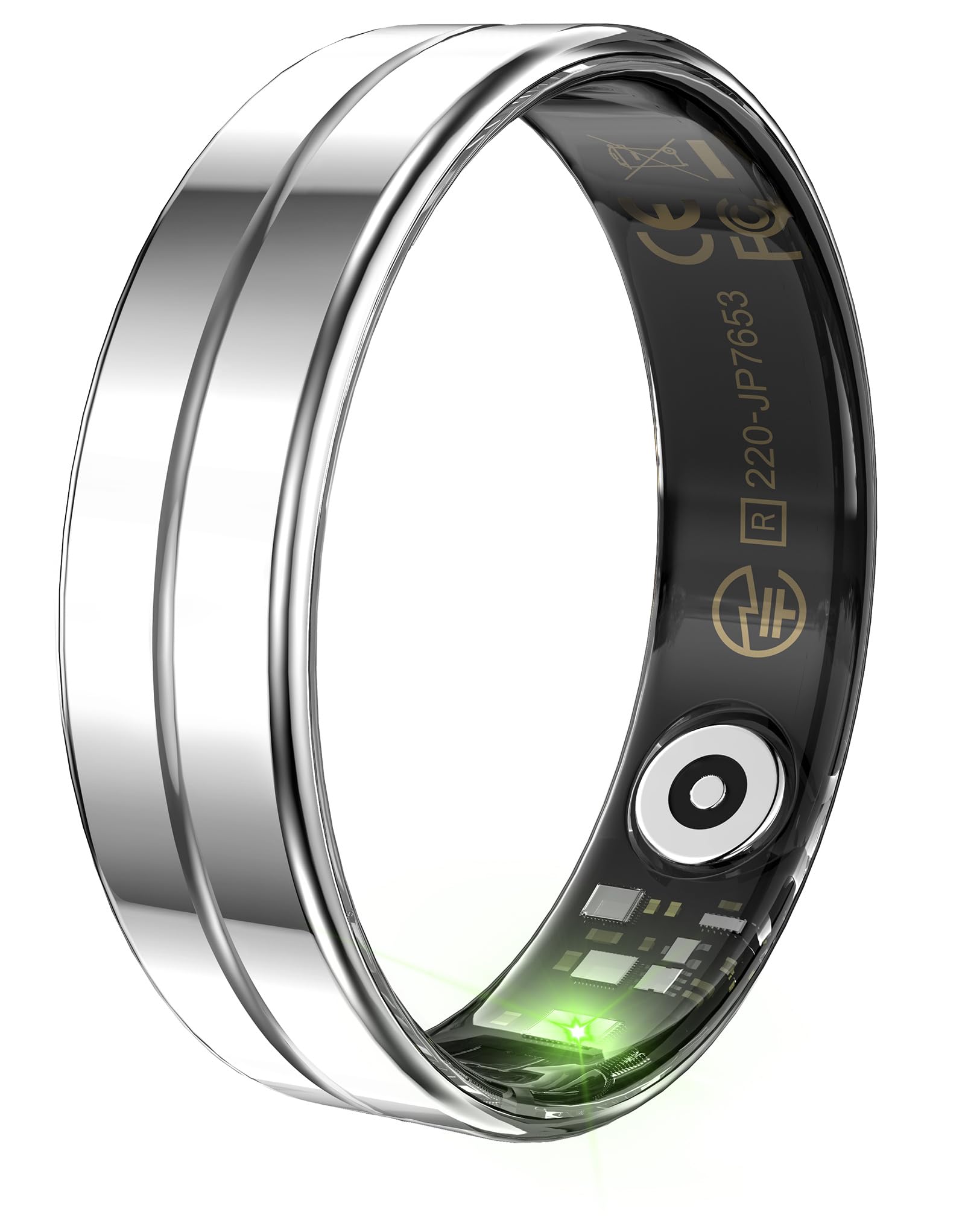 Smart Ring for Men Women Ultra Thin Fitness Ring Heart Rate Monitor Sleep Ring Health Tracker Pedometer Step Counter Smart Rings for Android & iOS-picture-29