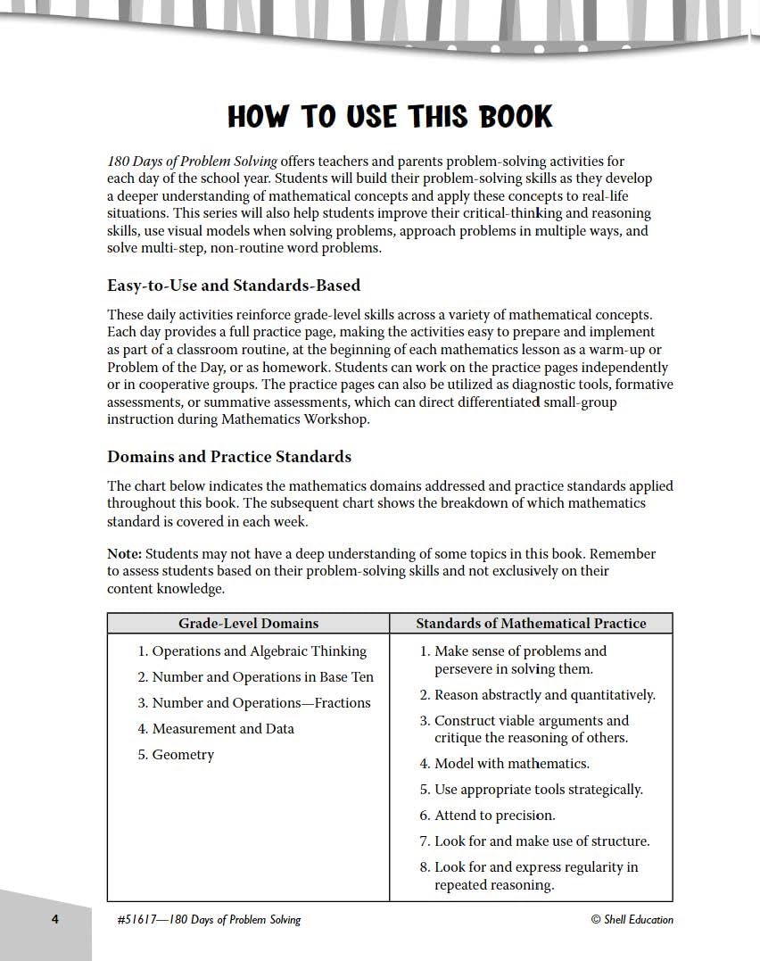180 Days of Problem Solving for Fifth Grade - Build Math Fluency with this 5th Grade Math Workbook (180 Days of Practice) - Image 3