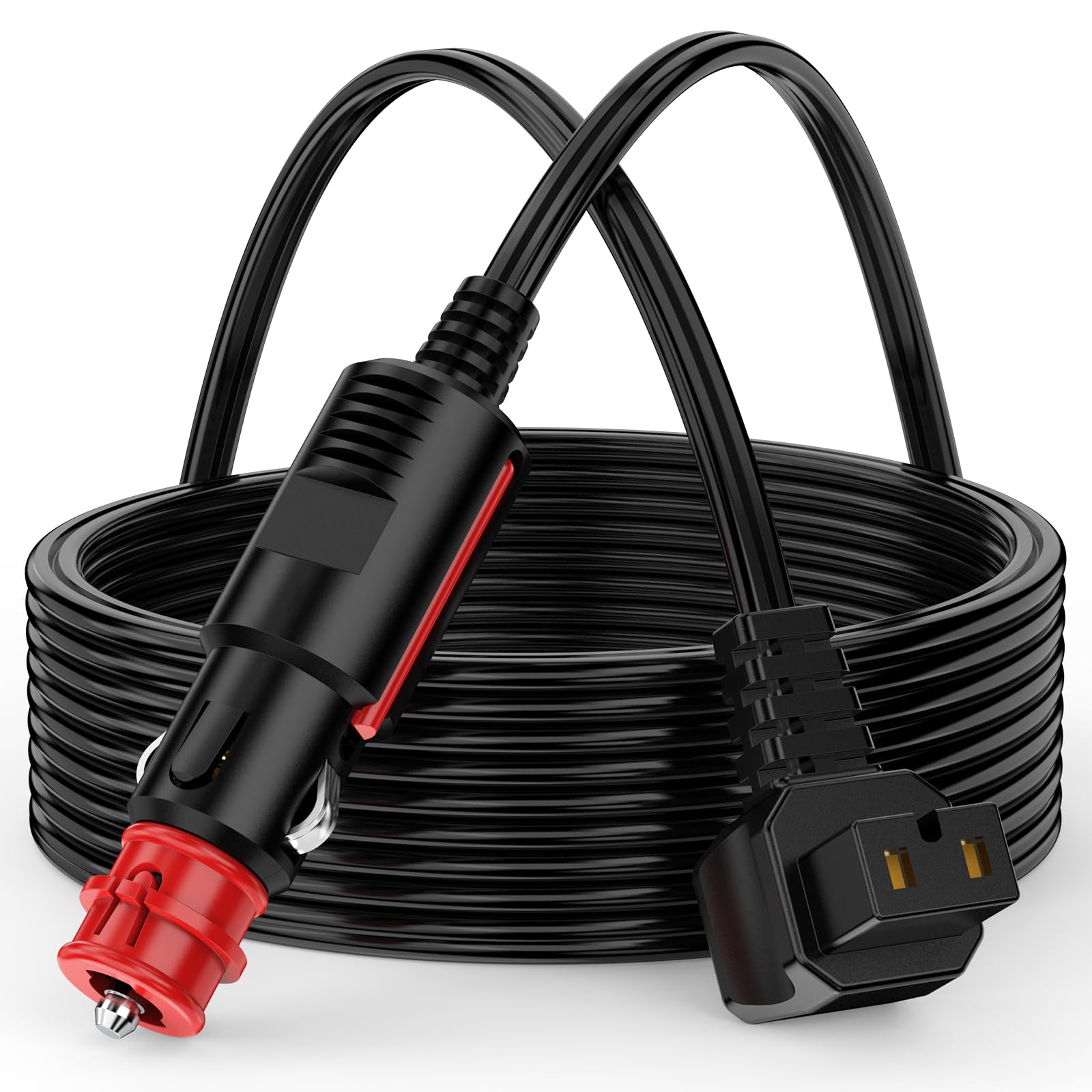 NENASEW 12V Cable de Extensión para Nevera de Coche Nevera Compresor Alpicool, Dometic, Waeco CF CDF, ARB, ICECO, Setpower, 3,5M 12V Enchufe Cable de Nevera de Coche