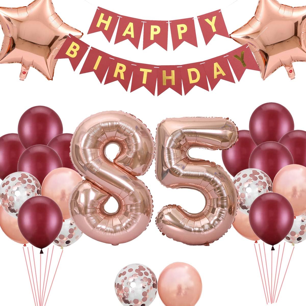 80 Ans Anniversaire Homme Champagne Or, 80 Ans Décorations Anniversaire