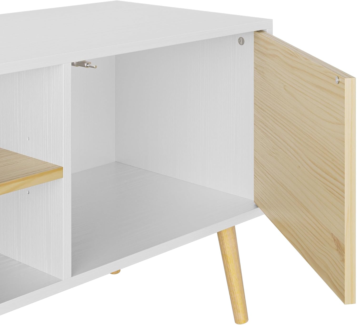 TV Stand for TVs up to 100 Inch, Entertainment Center for 85 95 100 inch TV Console Table with 2 Storage Cabinets and 4 Drawers for Living Room Bedroom - Image 8