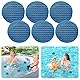 6 Stücke 10cm Whirlpool Scum Absorber, Wiederverwendbarer Ölabsorbierender Schwamm für Hot Tubs Pool, Ölabsorbierende Filterkugeln, Schwimmende Abschäumbälle für Heißwasserbecken, Whirlpool Zubehör