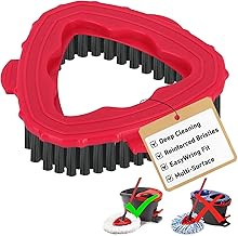 Scrub Brush Head Compatible with O Cedar EasyWring 1-Tank System – Hard Bristle Mop Scrubber Attachment for Tile, Bathroom, Kitchen, Deck & Floor Cleaning, 1 Pack