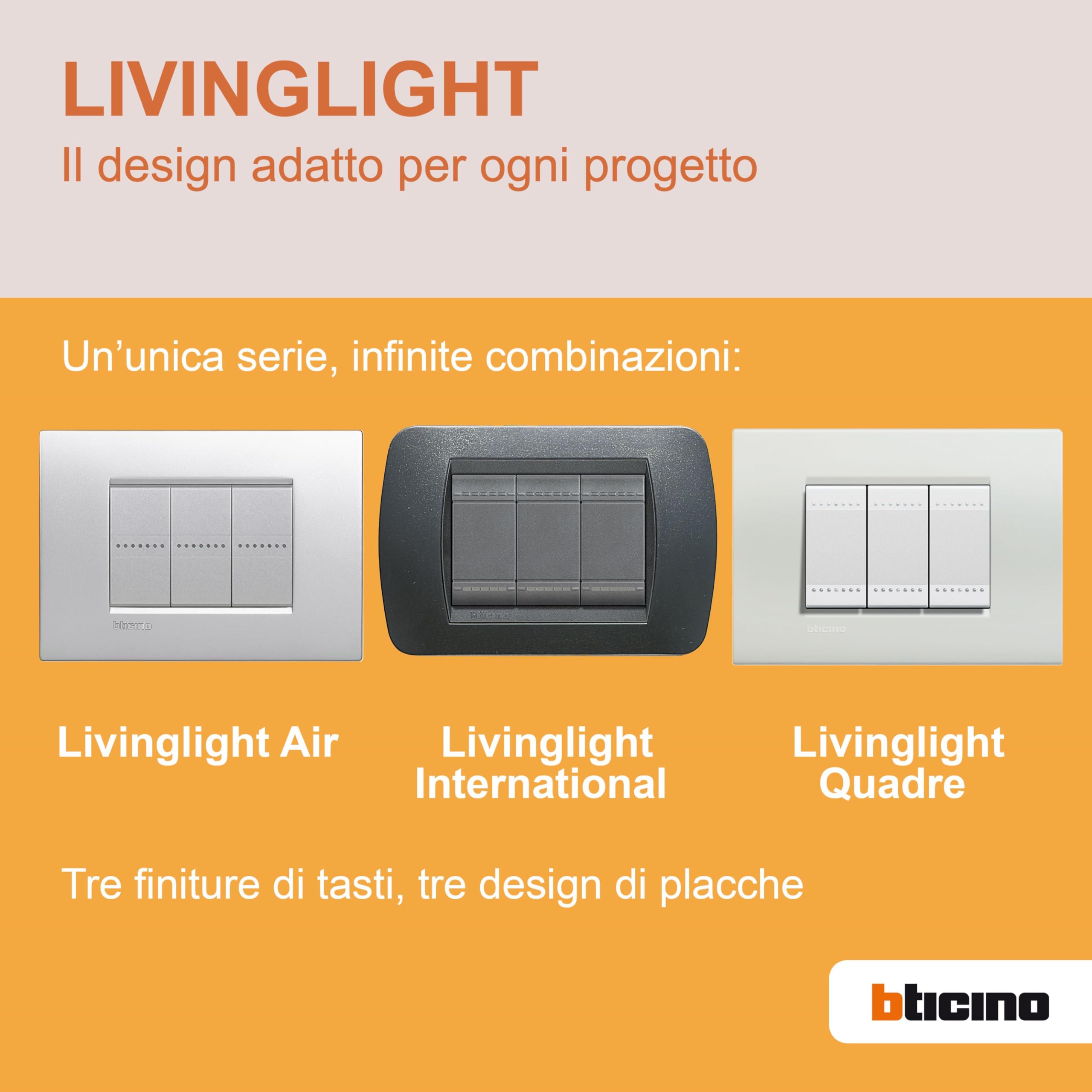 Presa bipasso 2P+T 10/16A 250Vac | KG4180 | BTicino Catalogo Prodotti