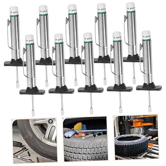 10pcs Tire Tread Depth Gauge Set 0-25mm Measuring Tool for Cars Accurate Automotive Tire Depth Gauge Essential for Vehicle Maintenance and Safety