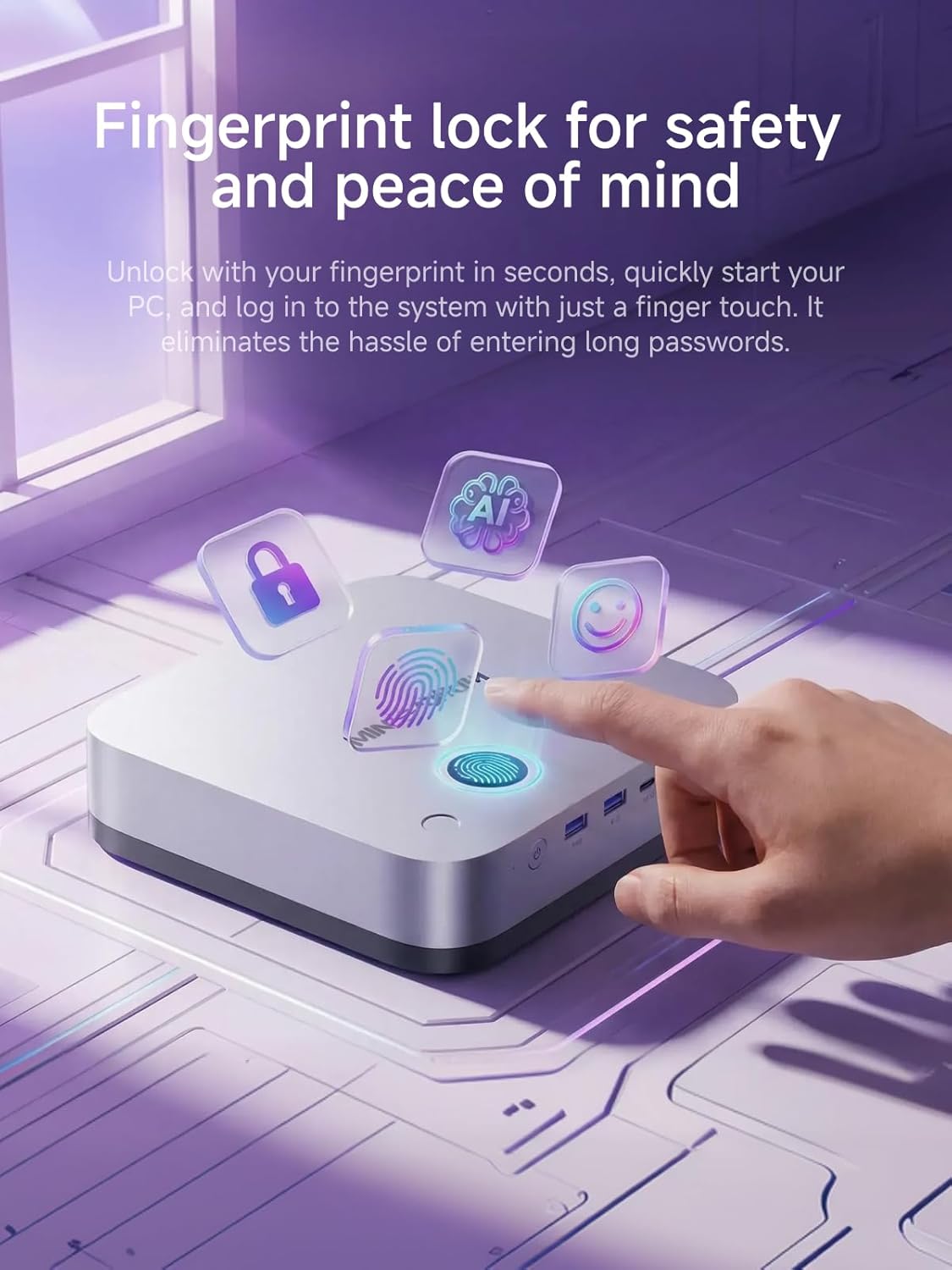 MINISFORUM AI X1 Pro-470 Mini PC, AMD Ryzen AI 9 HX470 (12C/24T, up to 5.2 GHz), Radeon 890M, 32 GB DDR5 RAM, 1 TB PCIe 4.0 SSD, 4K Quad-Display, Dual 2,5G LAN, Wi-Fi 7, Bluetooth 5.4, OCuLink