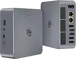 Beelink Mini PC EQI12, Intel 12ª geração Core i5-1235U (10C/12T, até 4,4GHz), mini computador com 32GB DDR4 RAM 1TB M.2 2280 PCle 4.0x4 SSD, tela dupla 4K/WiFi6/BT5.2/USB3.2/LAN Gigabit dupla