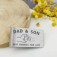 Vista 4 de Emideary Money Clip for Men, Stainless Steel Front Pocket Wallet