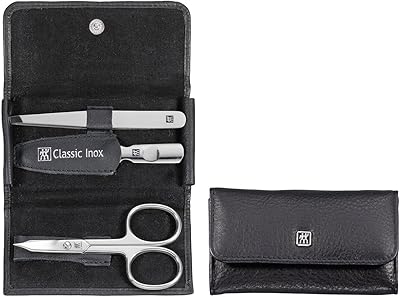 ZWILLING Beauty Classic Inox 4-pc Manicure set with Leather Case