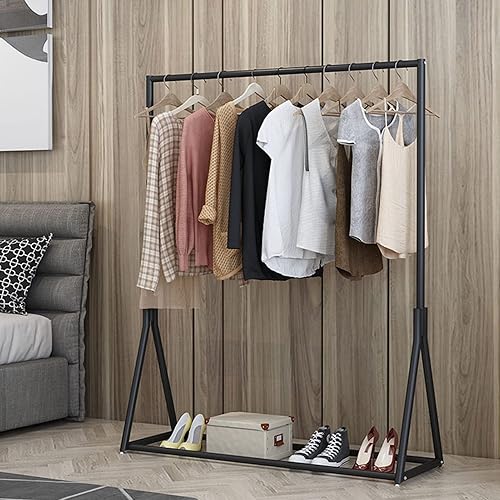 Miniatura 9 de Perchero moderno para ropa, perchero de metal resistente para el hogar o tienda de ropa, gran capacidad, perchero para colgar ropa (tamaño 47.2 x