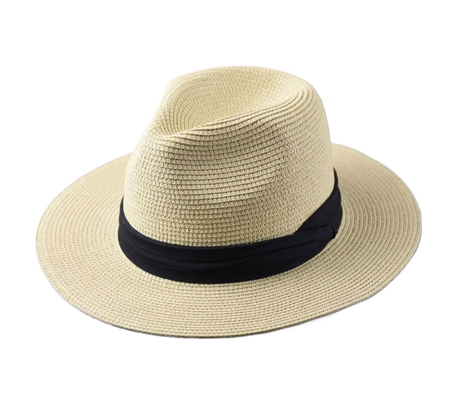 vrfvsdasAAS Straw Hat Women Sun Hat Outdoor Fishing Cowboy Straw Hat Male Sun Hat Vacation Beach Hats(Beige,7.375)