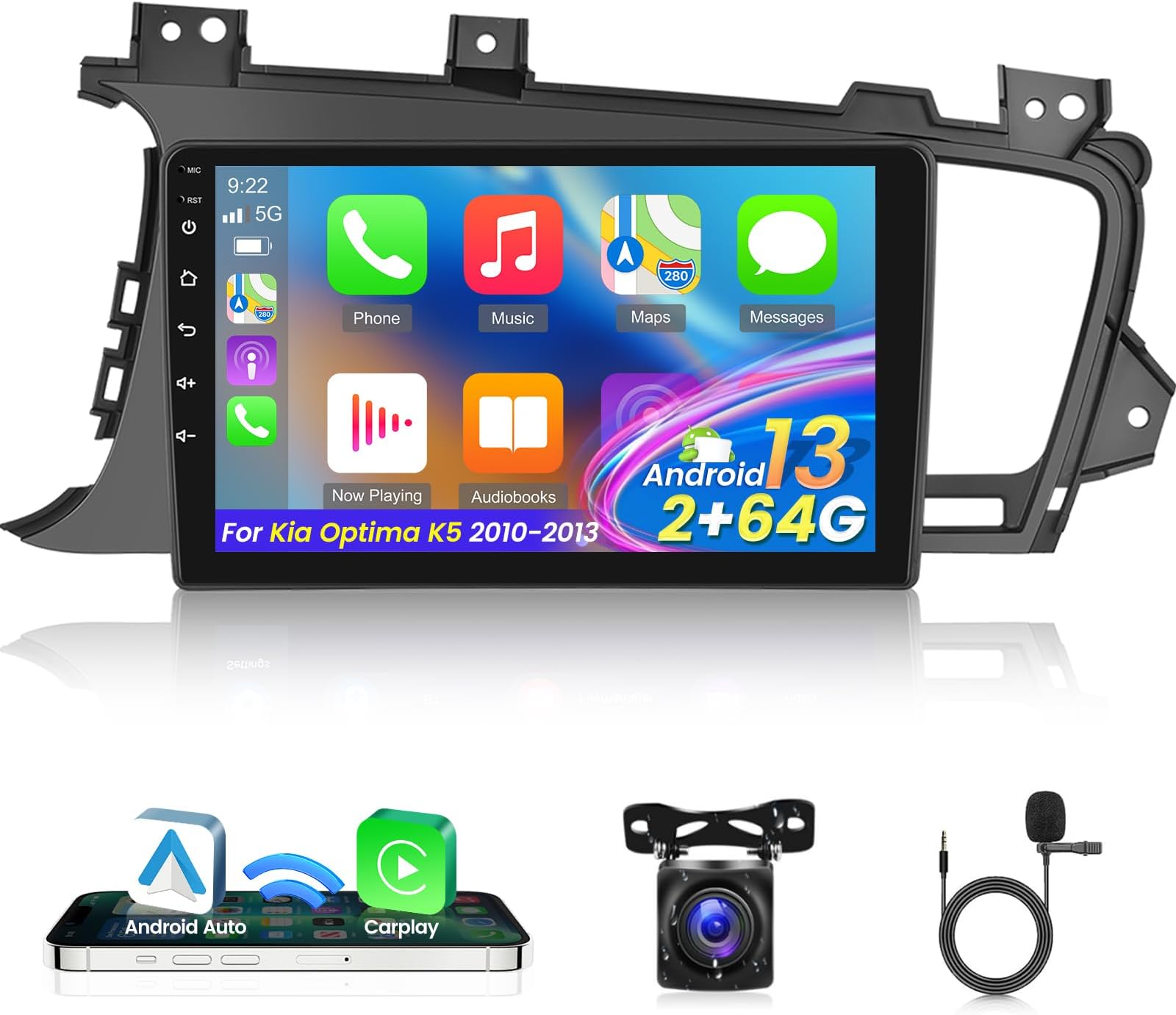 4G/64G VECHTEL 10.1" Autoradio Bluetooth Pour Renault Trafic
