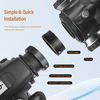 Amazon | Astromania M42X0.75 メス - SCT オスねじ (2インチ、24 TPI