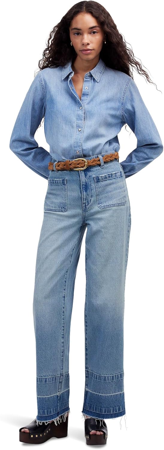 Madewell Womens Medium Patch Pocket Emmett in Banning