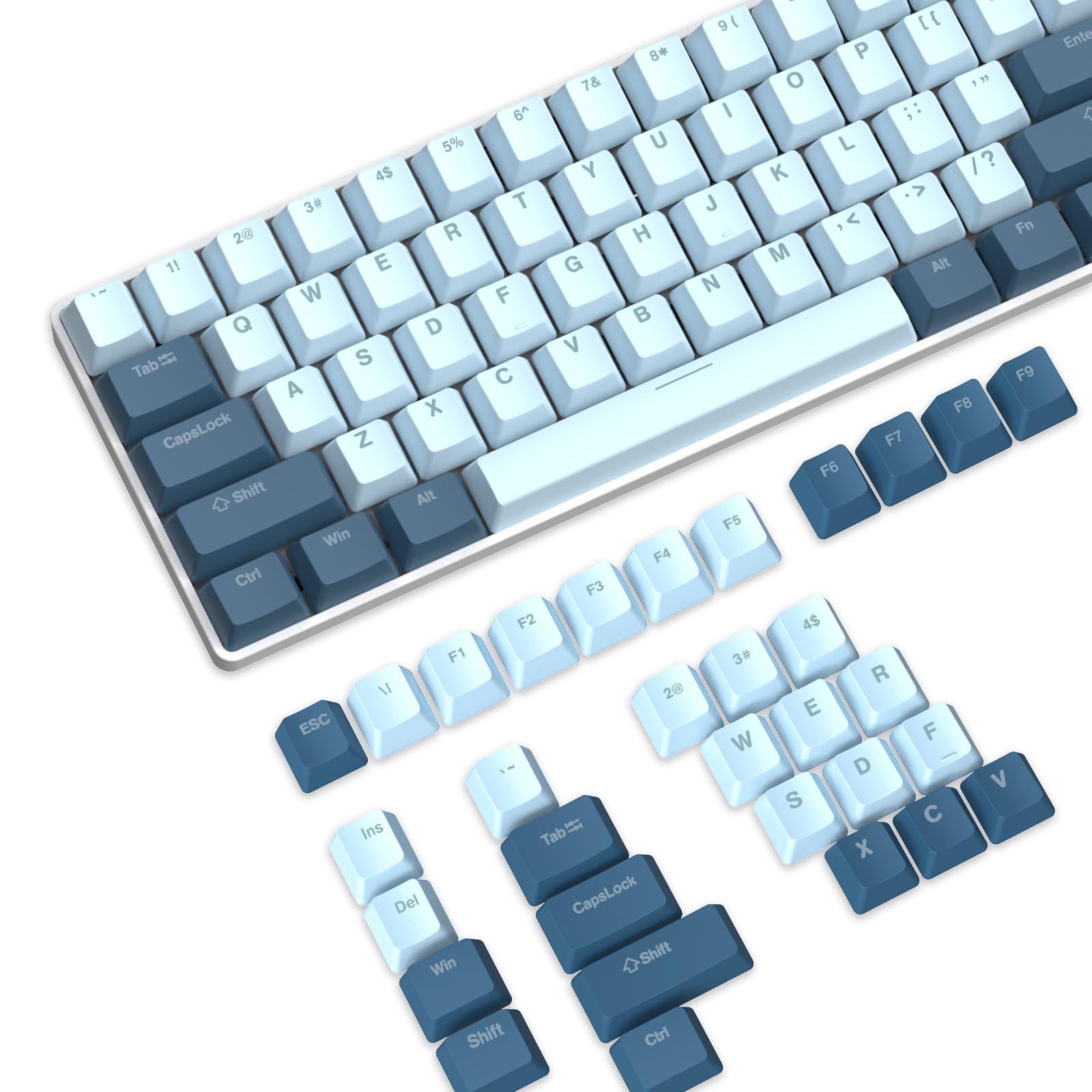Buy ABS Keycaps 104 Keys OEM Profile Double Keycap Set,ANSI US Layout