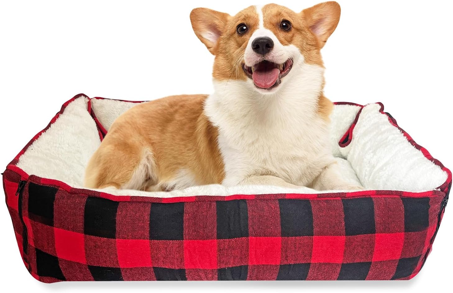 Cama Redonda para Perro Pequeño Lavable Antiansiedad
