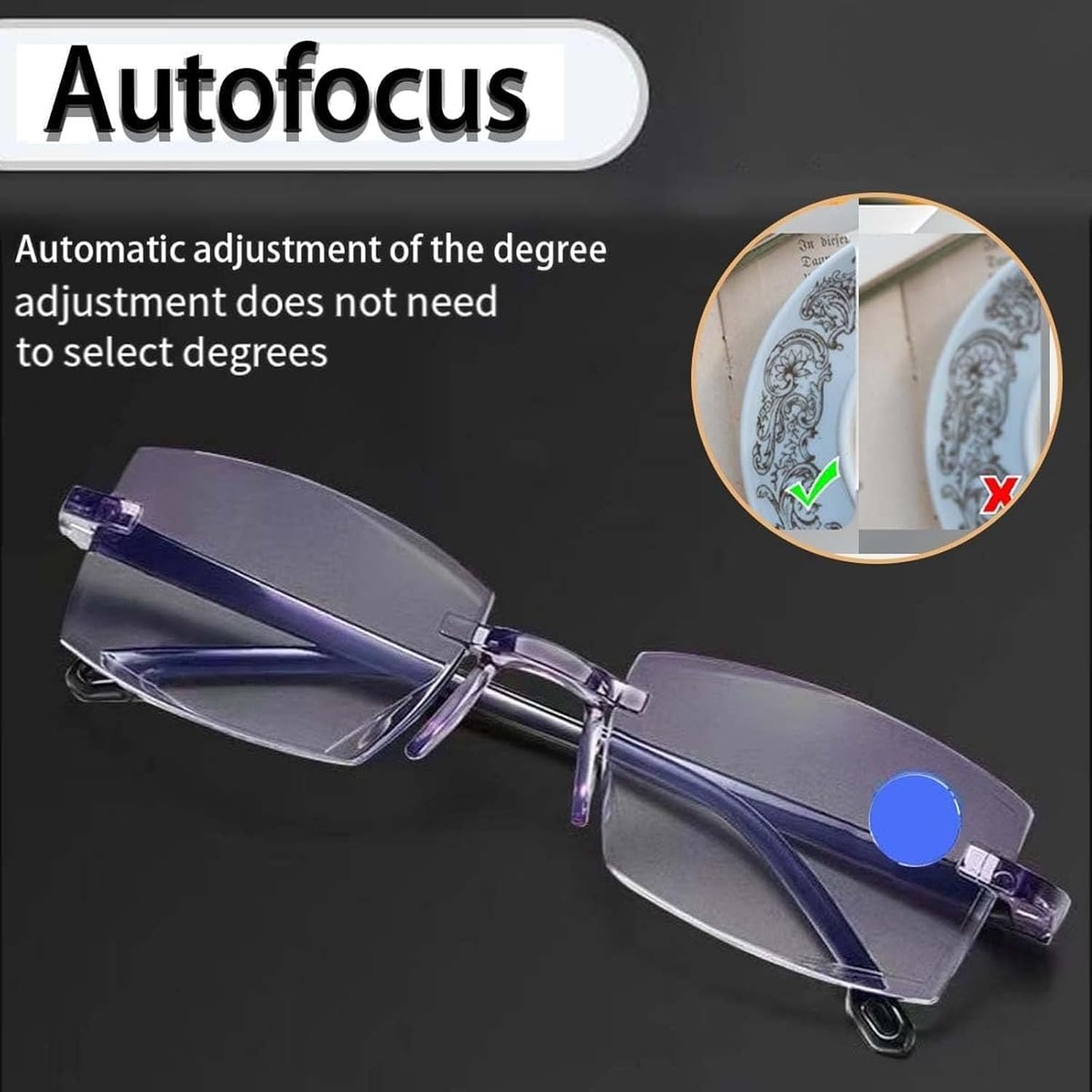 Intelligent Dual Focus Glasses, 2026 New Self Sync Wonder Glasses, Adjustable Auto Focus Eyeglasses for Women Men - Image 2