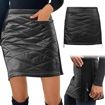 Alpine PRO LORFA Jupe De Randonnée Femme Hiver - Jupe Thermique Isolée HI-Therm Nylon Imperméable