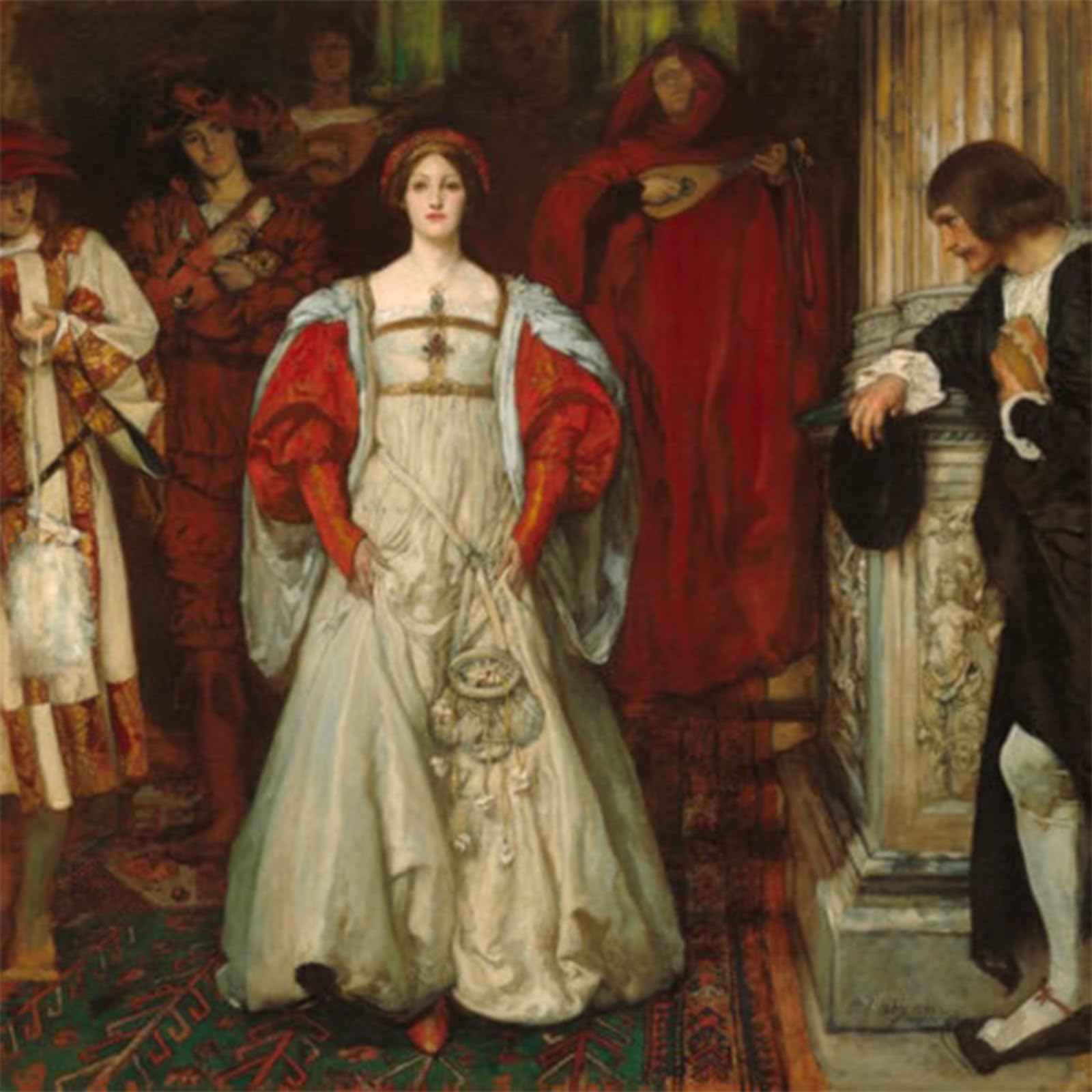 POSTERIIk Famous Print Pop Art Wall Art Graffiti Who Is Sylvia? What Is She That All the Swains Commend Her? Edwin Austin Abbey Art Prints for Home Decor 60x90cm