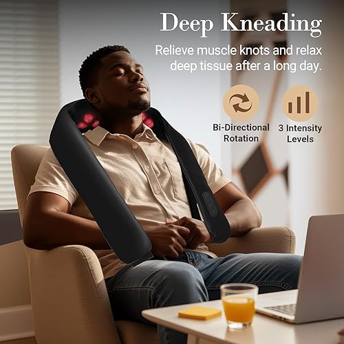 Miniatura 4 de Masajeador de cuello y hombros Shiatsu con calor