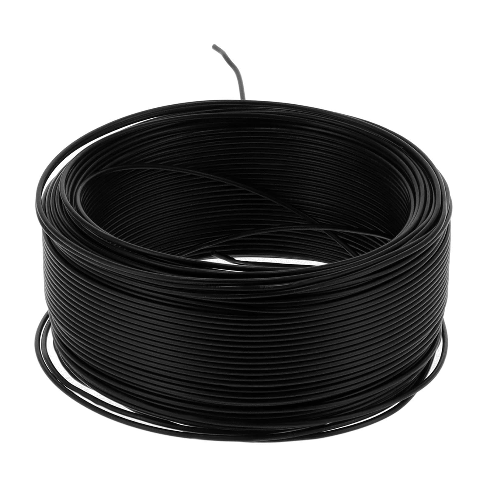 PRZEWÓD ELEKTRYCZNY MIEDZIANY IZOLOWANY KABEL WYMIENNE AKCESORIA DO ZASILANIA 100 METRÓW AC 300V DO SPRZĘTU AGD MAŁE NARZĘDZIA ELEKTRYCZNE CZARNY OKRĄGŁY KABEL 3 X 0,5 MM²