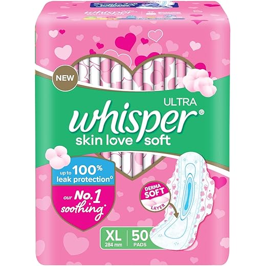 Whisper Fresh XL 50 Napkins