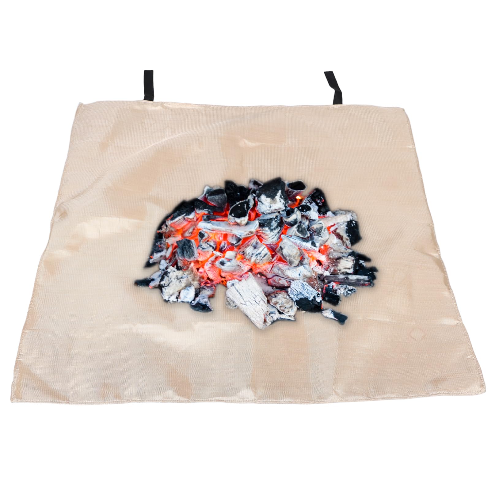 Toddmomy Feuerfeste Matte für Camping und Grill, 100x97cm Glasfaser